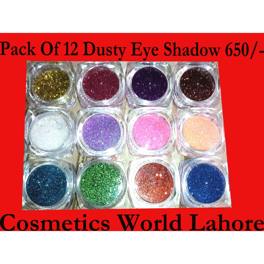 1 Pack of 12 Glitter Eye Shadow kit in Pakistan